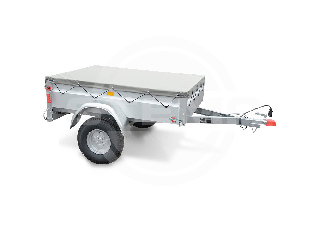 Flachplane (grau / verpackt)