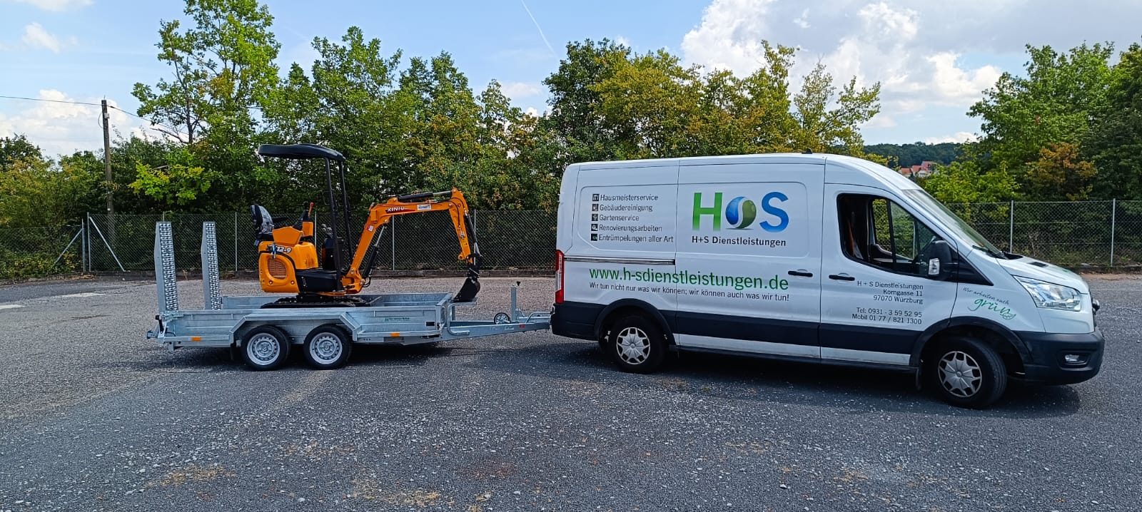 H+S Dienstleistungen übernimmt ihren neuen Saris Maschinentransporter