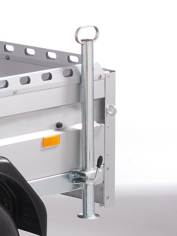 2 Heckstützen mit Montageteilen